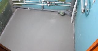 Наливной пол в туалете Тында, цена от 894 руб.